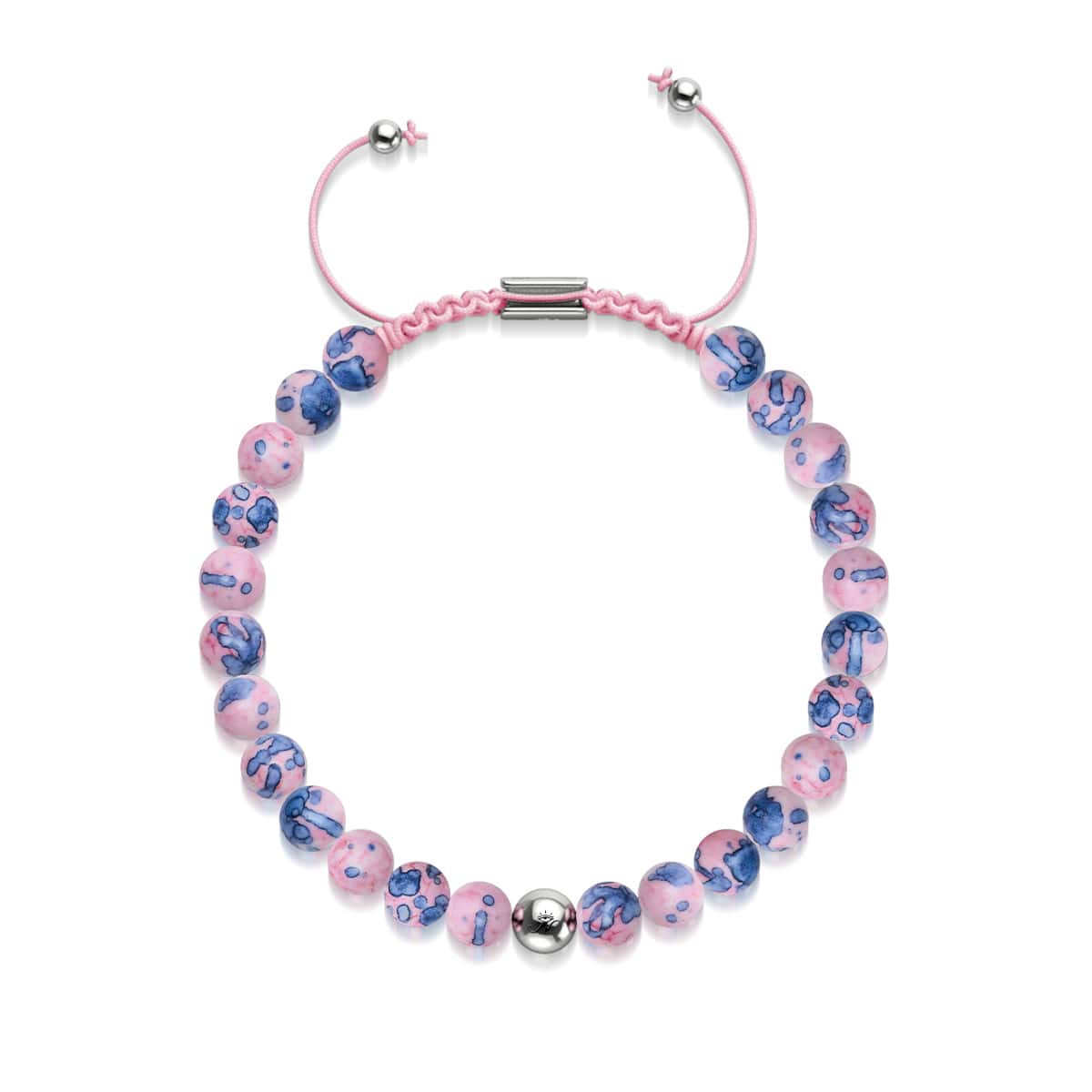 Bracelet Macramé Porcelaine Picasso | Porcelet Bleu